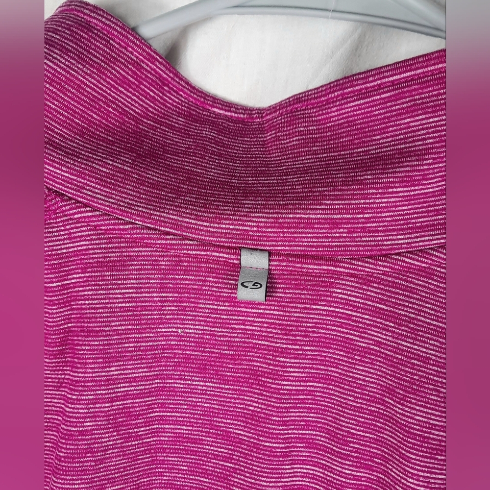 Champion C9 Womens Pull over Duo Dry Shirt Running Top Size XXL Purple - Picture 12 of 12